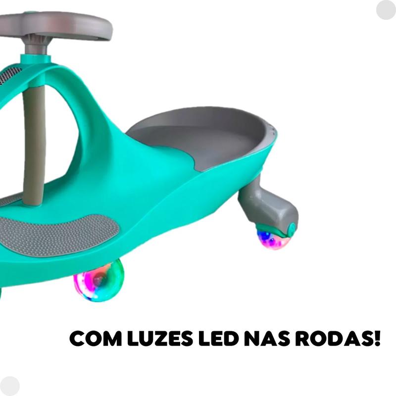 Carrinho Gira Gira Car Candy Com LED Verde GIR086 - Fenix - Fênix
